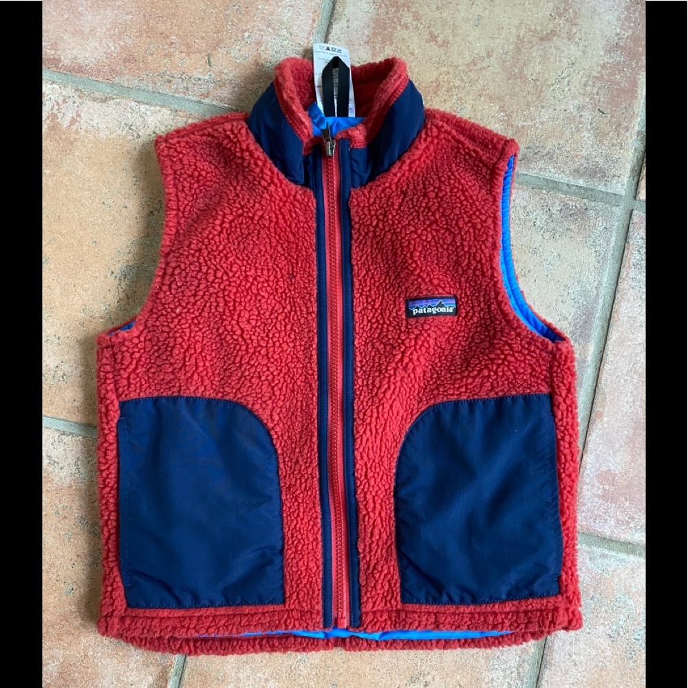 Kids windproof fleece vest